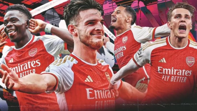 Đội tuyển Arsenal thi đấu với tham vọng vô địch giải Premier League